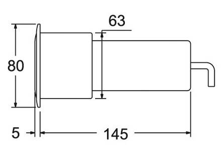 Osculati Undervands LED lys 1x10W Hvid - Båds undervandsbelysning - M13-270-10 - 2