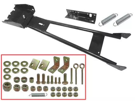 Bronco skovlramme til værktøjer - lang model - Arbejdsmaskiner til skiver - 75-12471-0 - 2