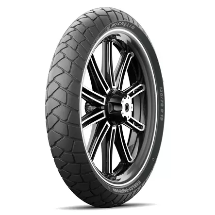 Forhjul Michelin Scorcher Adventure 120/70 R 19 M/C 60V TL - Motorcykel Michelin dæk - 25-956700 - 1