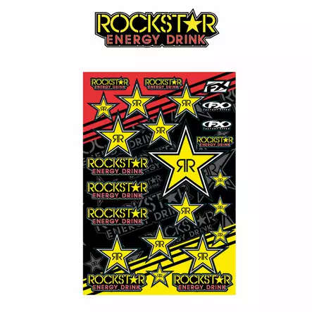 FX Factory effex Mylar Rockstar Energy Klistermærkesæt, klistermærkebog - Klistermærker - 15-68700 - 1