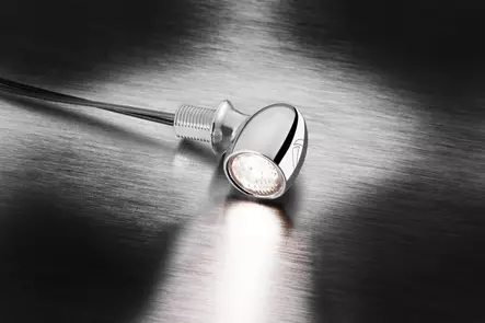 Kellermann Atto® WL krom med klar gl - Motorcykellygter - 152-154100 - 1