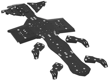 Bundbeskyttelsessæt CanAm G2 Outlander 6x6 2019+, plast - Plastbundbeskyttere til ATV - 0224900 - 2