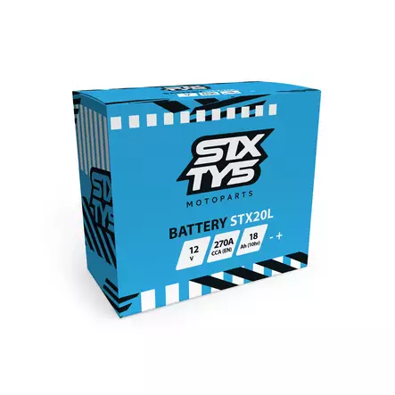 Sixty5 STX20L Gelbatteri - Sixty5 akut - 142-1040 - 1