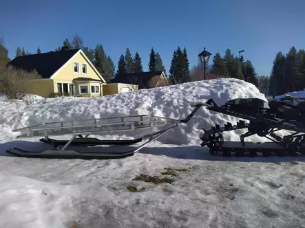 Sno-X Tundra snescooter slede Heavy D - Sneslæder og kælv - 92-12100 - 2