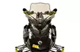 Powermadd Forrude, Ski-Doo Gen4 Mellemhøj 20'', klar/med sort grafik - Snescooter vindskærme - 862-13630 - 2