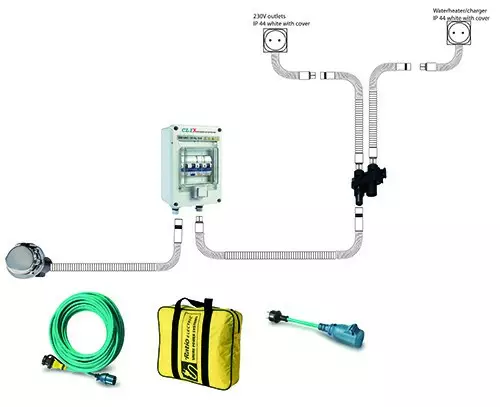 CLIX MINI -landstrømssystem - Bådens landstrøm tilbehør - 135-9001000 - 0