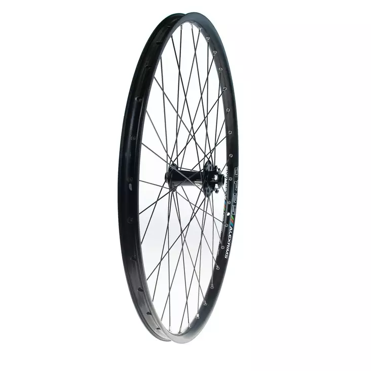 Forhjul 27,5", 25-584 Disc, Boost 15x110 Alex DP25, dobbeltbund, tubeless ready - Forhjul med skivebremse - 59100 - 2