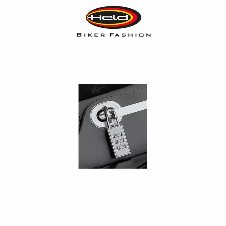 HELD Nummerlås til små tasker - Motorcykeltasker tilbehør - 4721-00 - 1