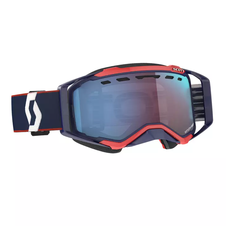 Snesk goggles Scott Prospect Snow Cross, blå/rød, blå krom - Sneskibriller - 620-2001-20 - 1