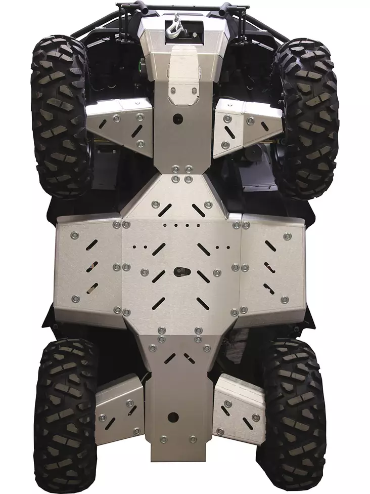 Kymco MXU 700 (2020+) bundbeskyttelsessæt, aluminium - Aluminium bundbeskyttelse til ATV - 0227300 - 1