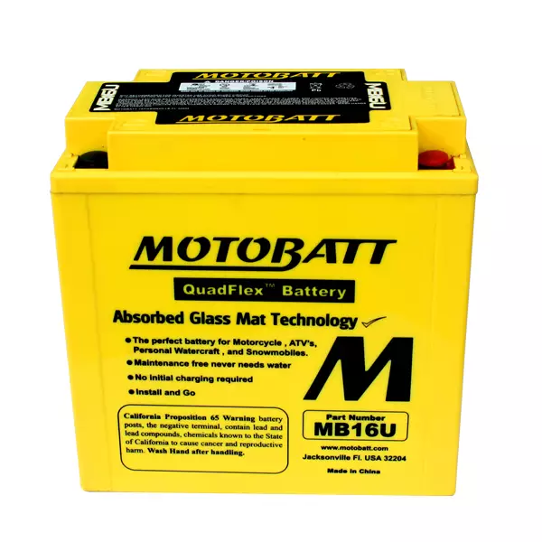Motobatt batteri, MB16U - Motobatt-batterier - 14-520 - 1