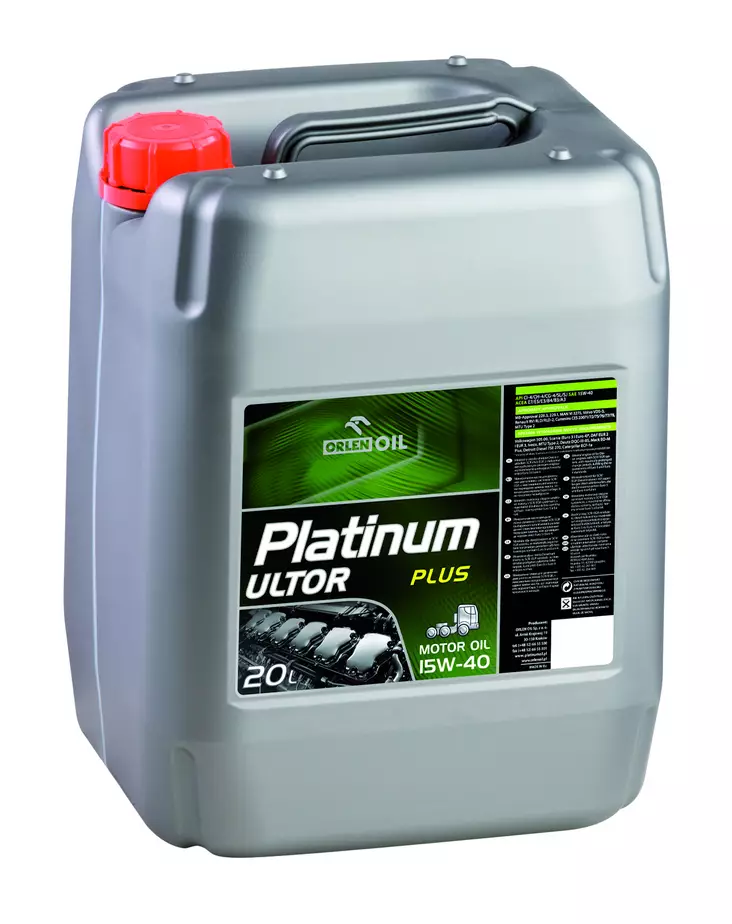 Orlen Oil Platinum Ultor Plus 15W-40 20L - Marinemidler - 55-600-020 - 1