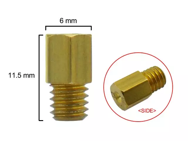 Hoveddyse, # 100 , Sekskantet, Kompatibel - Moppeudsprøjter - 302-0301-100 - 1
