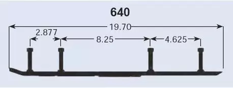 Sno-x Ripper Four Styrpar 4" Hårdmetal Yamaha - Snescooter styrerør - 881-4640 - 1