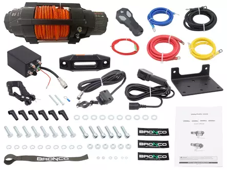 Bronco Vinsj HDQS 4500, fjernbetjent - ATV Winches - 73-641 - 1