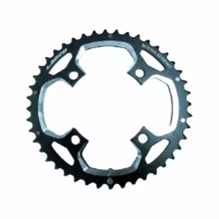 Kædeplade, MTB 44h, BCD104, stål, sort - Kædetræk til cykler med gevind - 51451 - 1