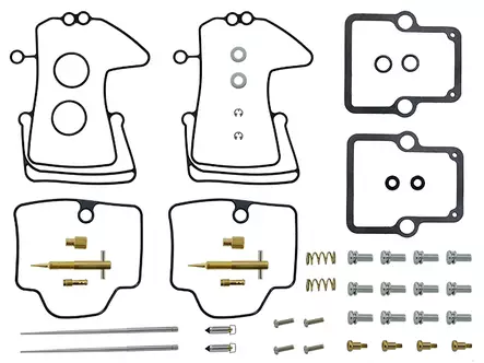 Snoscooter karburator reparation kit Sno-X, Ski-Doo flere modeller - Reparationssæt til snescootere - 87-07621 - 1