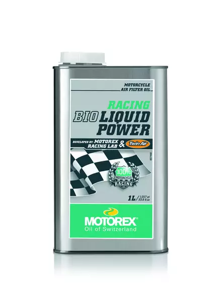 Motorex Racing Bio Liquid Power 1 ltr (12) - Luftfiltersolier og -midler - 552-235-001 - 1