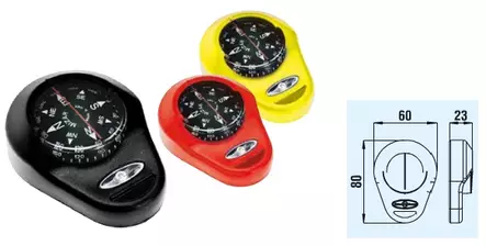 Riviera kompas BM mizar Gul - Bådkikkerter - 119-0420-01 - 1