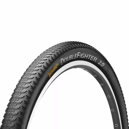 Udvendigt dæk 24" CONTINENTAL Double Fighter III 50-507, sort - Cykeldæk - 0101251 - 1