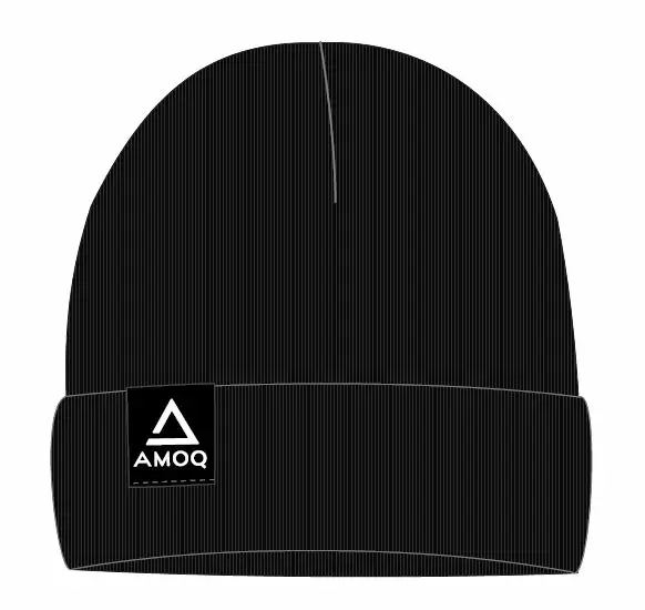AMOQ Beanie Fold-Up Sort - Kasketter og huer - 645-22130500-1 - 1