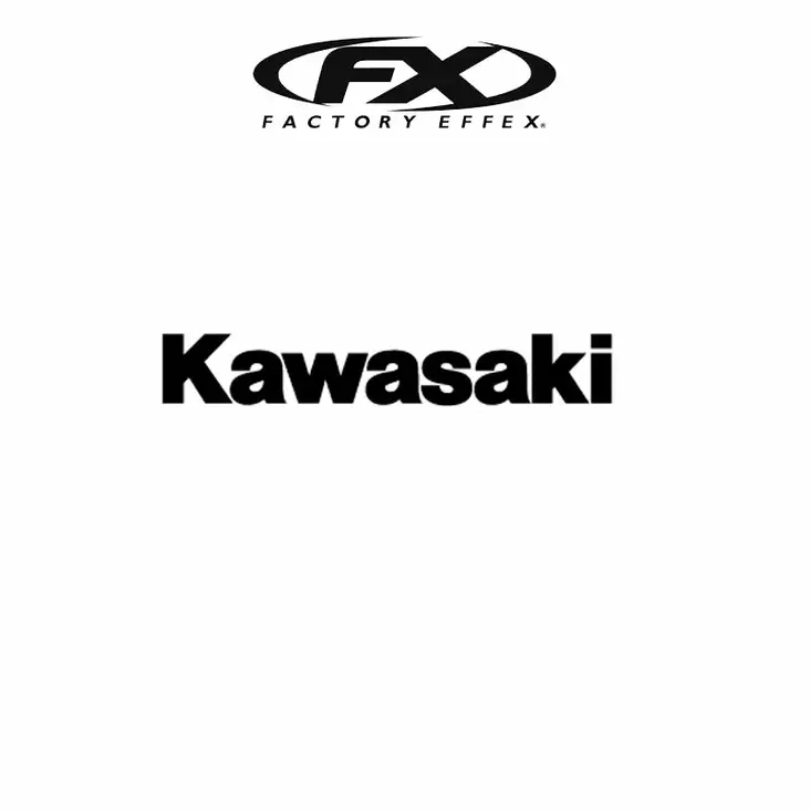 FX Factory Effex 5 stk klistermærke Kawasaki - Klistermærker - 09-90101 - 1