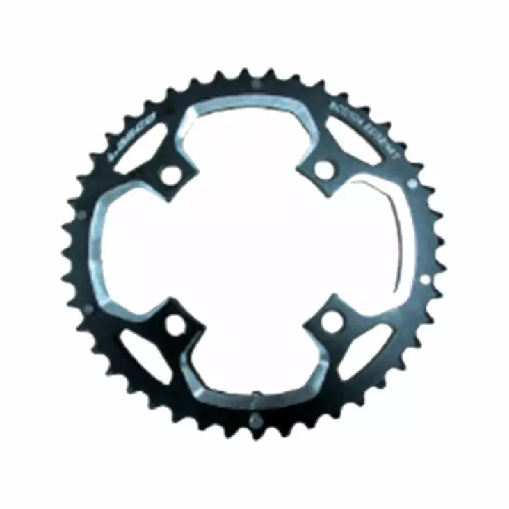 Kædeplade, MTB 44h, BCD104, stål, sort - Kædetræk til cykler med gevind - 51451 - 1