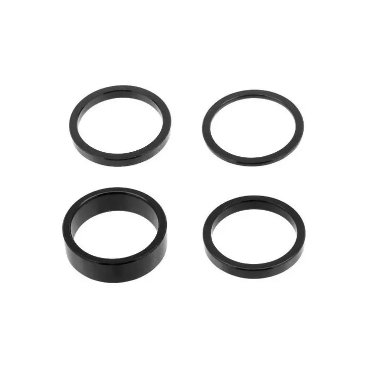 Højderingssettet til styrholder CAVO, 2, 5 og 10mm, alu, 1 1/8 " - Styrstænger til cykler - 41-188-1 - 1