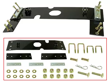 Bronco Puskulevyens monteringssæt Polaris - Fæste Sæt til ATV Skovle - 75-12472 - 1