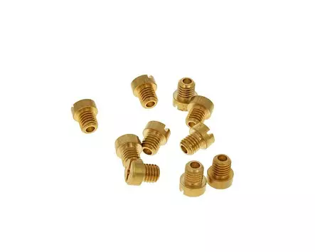 Hoveddyse, # 102 , Rund, 5mm, Kompatibel: Dellorto - Moppeudsprøjter - 302-0307-102 - 1