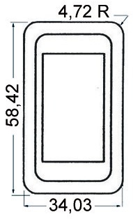 Afbryderholder til enafbryder. - Bådisolatorer - M14-197-22 - 1