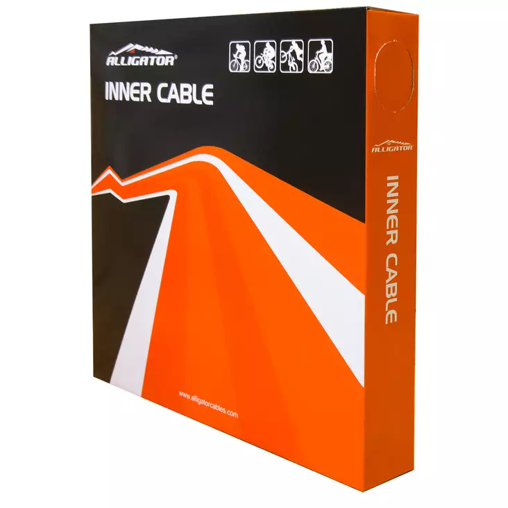 Bremsewire ALLIGATOR Slick, 31-trådet, 1.5mm x 1700 mm - Cykelbremsesnore - 63102 - 1