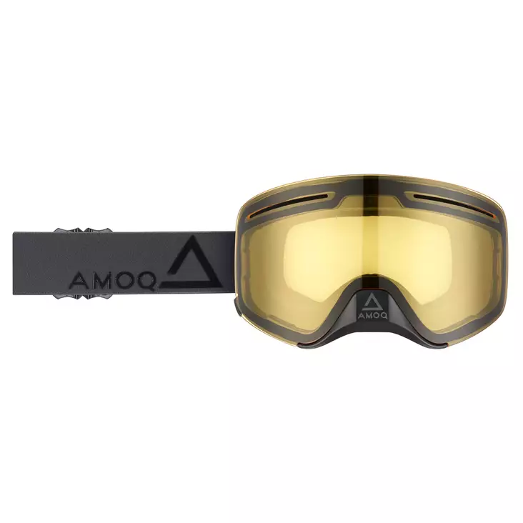 Kelkkagul AMOQ Vision Vent+ Magnetic, grå/sort, gul - Sneskibriller - 645-23130319-2 - 1