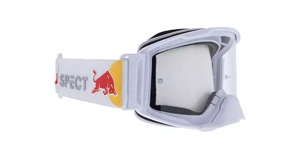 Spect Red Bull Strive MX Goggles hvid/clear flash/ clear S.0 - Crossbriller - 674-210002 - 0