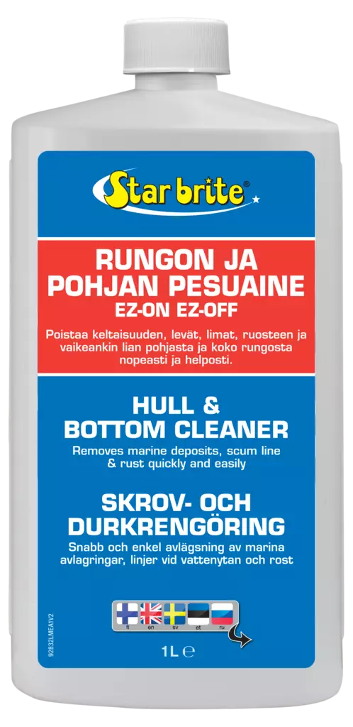 Star brite EZ On EZ Off Skrog rengøringsmiddel + algefjernelse 1L - Bådsvedligeholdsprodukter - 136-92832 - 1