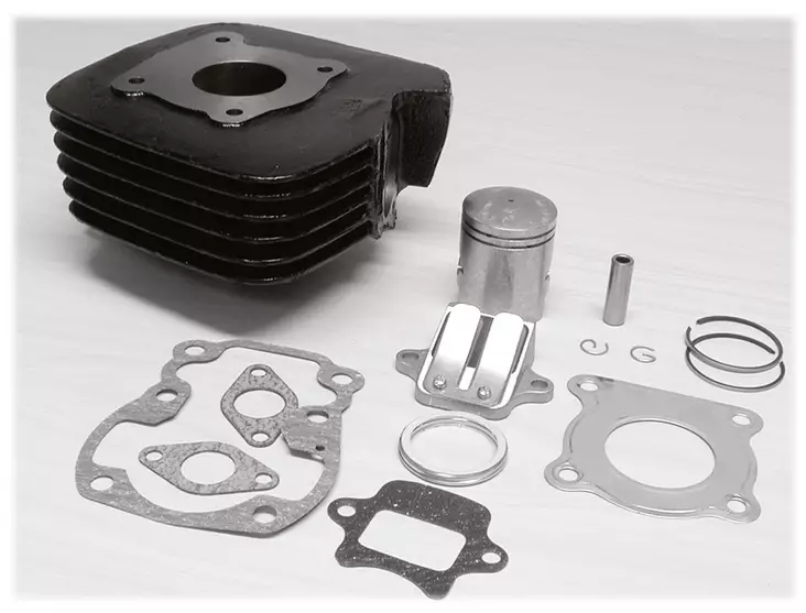 Tec-X Cylindersæt, 80cc, Suzuki PV50 - Cylindersæt til knallerter - 301-0822 - 1