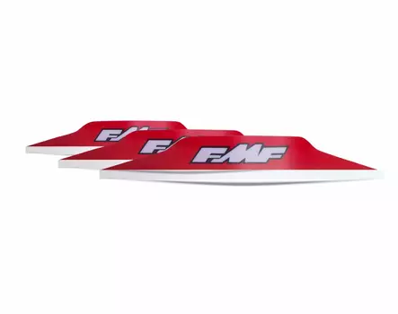 FMF POWERBOMB YOUTH Film System Erstatnings Mud-Flap Kit - 3 pk - Kørebriller linser - 675-21333 - 1