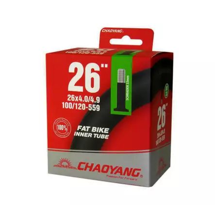 Indvendig slange 26" Chaoyang, FAT-BIKE 100/120-559, Bilventil 33mm - Cykel indre slanger - Y082803 - 2