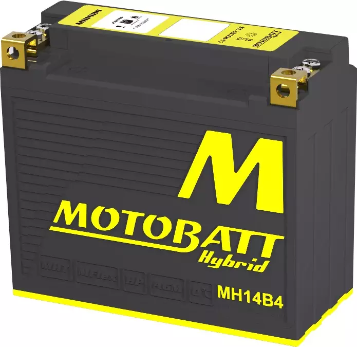 Motobatt Hybrid Batteri MHT14B4 - Motobatt-batterier - 14-516-3 - 1
