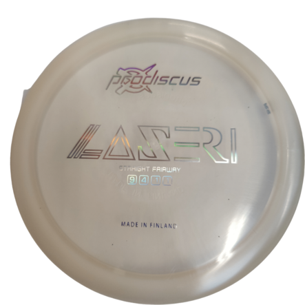 Frisbeegolfdisk Prodiscus Premium LASERi, hvid - Bane-drivere - Prd204-4 - 1