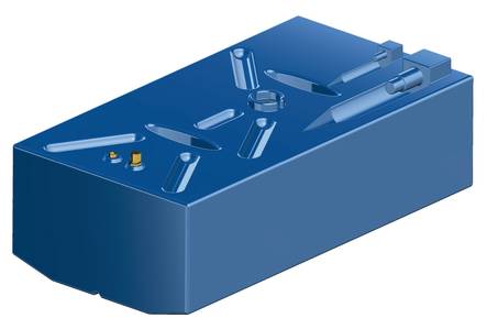 Brændstoftank 1200x640x370 239 l (benzin) - Bådens brændstofudstyr - M52-035-04 - 1