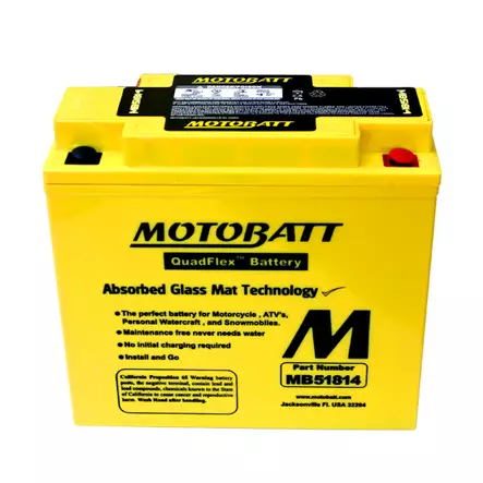 Motobatt batteri, MB51814 - Motobatt-batterier - 14-524 - 1