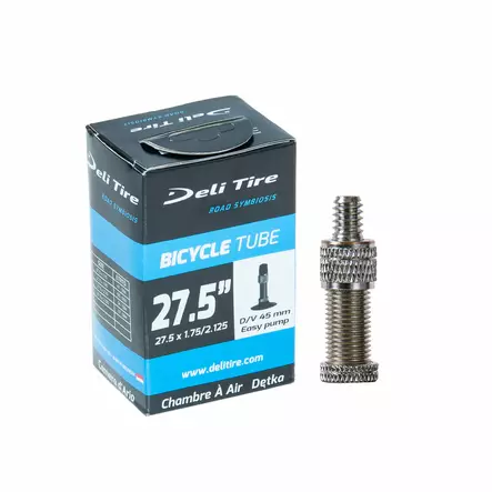 Cykelslange 27,5" DELI, 47/57-584, Presta ventil 45 - Cykelslanger - D-011264 - 1