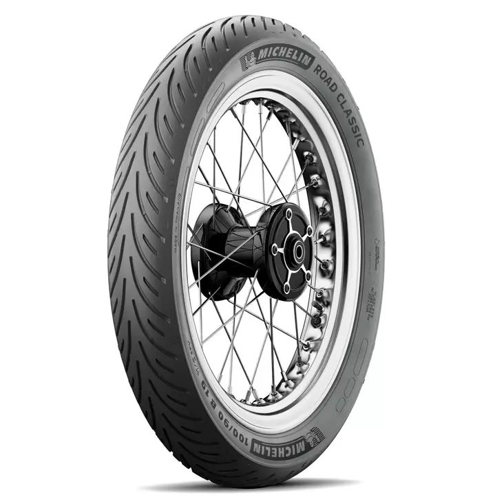 Forhjul Michelin Road Classic 100/80 B 17 M/C 52H TL - Motorcykel Michelin dæk - 25-133164 - 1