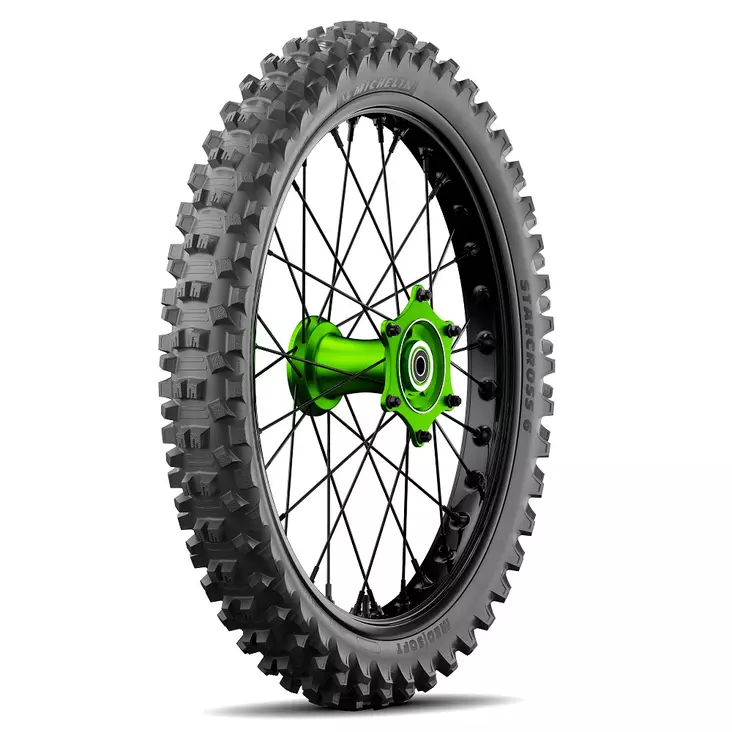Forhjul Michelin Starcross 6 Medium Soft 80/100-21 M/C 51M TT - Crosscykel dæk - 25-222624 - 1
