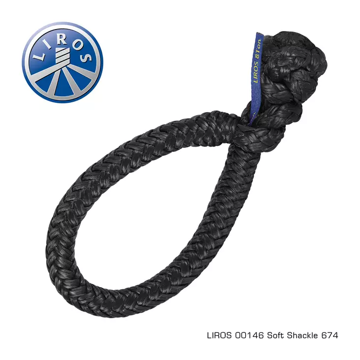 Liros Soft Shackle 1,5t, sort - Bådkøler - 505-00146-0090-674 - 1