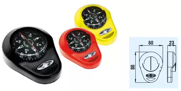 Riviera kompas BM mizar Sort - Bådkikkerter - 119-0420-04 - 1