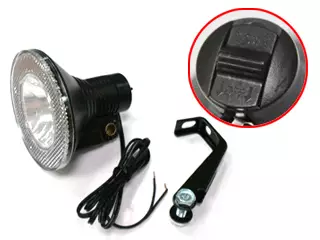 Forlygte halogen CAVO til navdynamo - Cykellygter og dele - 15-095 - 1