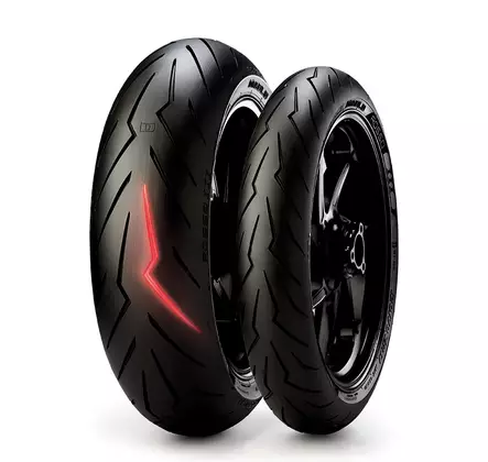 PIRELLI Diablo Rosso III 180/55 ZR 17 M/C (73W) TL R - Motorcykel Pirelli dæk - 53-26355 - 1