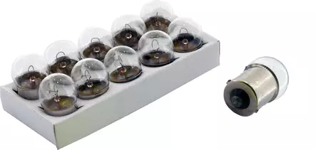 Pære 12V 10W BA15S - Motorer - 12-655 - 3